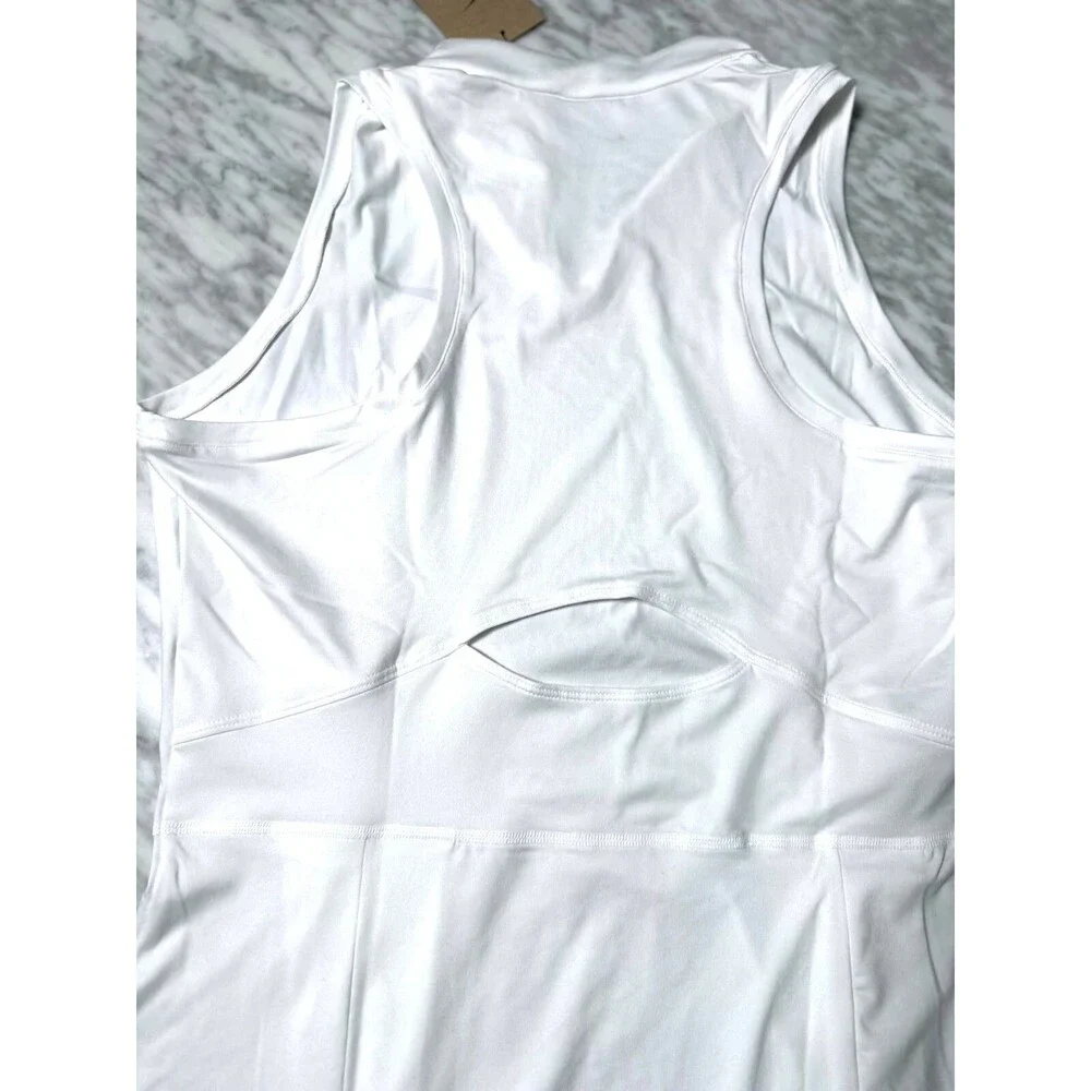 Nike NikeCourt Dri-FIT Victory Tennis Dress DV3490-100 White Women’s Size Large